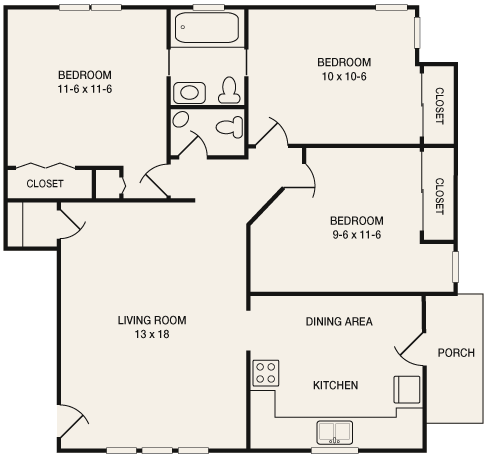 6159-6200 Highland Lane -3 bed 830